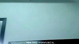 Cute brunette on webcam