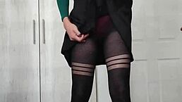 sofia natalia changes her dress in the room