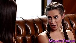 I gave my stepdaughter oral in this taboo threesome, oops