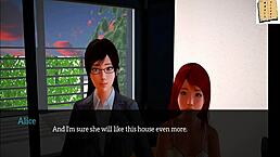 In my new family, a teen with small tits explores hentai adventures.