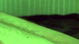 pouring wax on sub's small penis