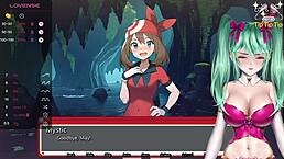 mystic vtuber plays lewd master's pokemon hentai porn game stream footage~