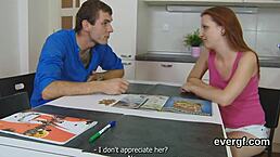 bankrupt guy lets mate fuck ex for cash