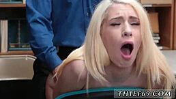 Damn, morning babe caught by police for attempted theft!