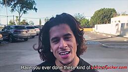 Latina Teen in Gay Sex: Spanking, Riding, Blowjob for Money