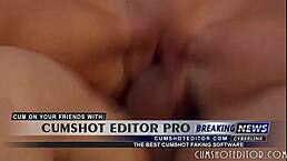 amazing brunette babe rips clothes and fucks her boss in the office 😏