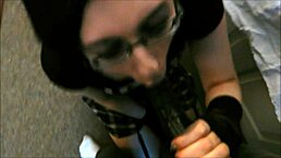 Emily, suck that strapon deep in your throat?