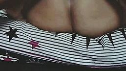 Can You Believe She Masturbates To Cumshot On Her Pussy?