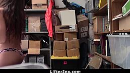 suspect caught at work by officer