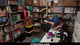 suspect caught at work by officer