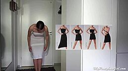 Do you like my pantyhose and bra tease?