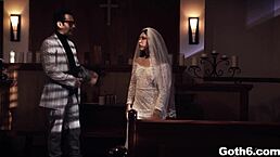 Mick Blue And Zac Wild Feed Joanna Angel's Mouth And Pussy