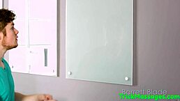 Dicksucking Amateur Facialized by Masseur in Shaved Teen Massage