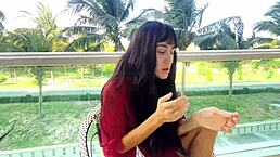 sexy beauty girl unlocks makeup secrets