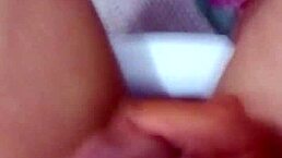 watching her jerk off in the room