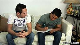 Amateur guy enjoys a latin treat