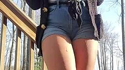 No Fucks Given In Messy Outdoor Desperation