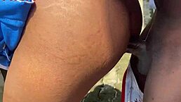 santa tells the sexy teen 18+ arab babe in hijab, 'happy christmas, bend over for doggystyle fuck with my big cock'