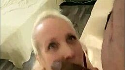 milf performs blowjob in compilation video