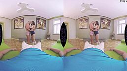 I'm having this amazing anal threesome with two hot girls, blonde and brunette, getting my ass fucked so hard in POV, oh shit it's intense!