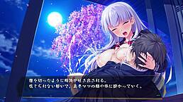 babumi's hentai game scene with bukkake