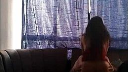 My schoolgirl bitch rides hard in this hardcore ass session.