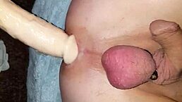 Feeling Intense Pleasure Fucking My Big Dildo Outdoors