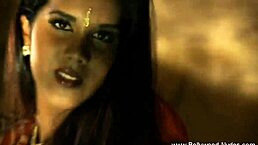 exotic arabian milf dancer teasing with striptease