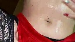 Petite Christmas gift with solo oil squirt by Mia FoxCoupleItalia.