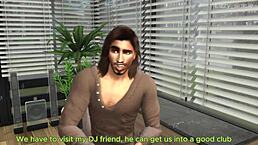 Stripper Enthusiastically Sucks Multiple Big Black Cocks For Creampie In Sims 4 3D Animation.