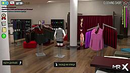 Fashion Business: Selling Dresses Naked in 3D Hentai Game Episode 78