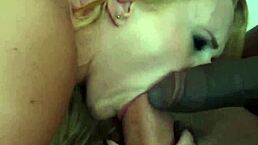 Feeding Her My Friends Three Thick Cocks