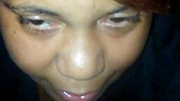 Granny takes dick all down her throat in bisexual threesome.