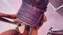 dancing naked, filling ass with cum?