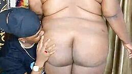 amateur african bbw plays with her huge mature black ass