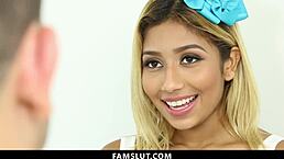 Stepsister Teasing Stepbrother Into Fucking To Annoy Stepdad