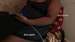 desi india it girl with big tits, contrasting her asian beauty