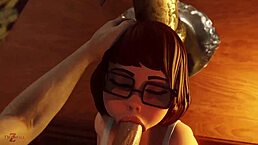 ghost of brothel velma in wild hentai action 👻🔥