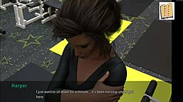 Shauna can't resist sucking cock at gym