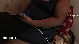 desi india it girl with big tits, contrasting her asian beauty