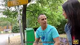 hunt4k actress tries something with cameraman in front of hubby