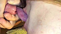 Pregnant wife gets creampie, gaping and oozing cum!