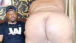amateur african bbw plays with her huge mature black ass