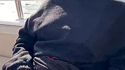 couples engage in public yacht sex