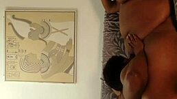 Sexhard BBW Roxy sucks dick with shaved pussy.