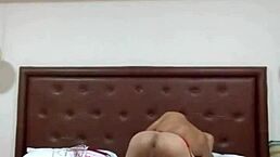 follando duro a mi pareja con pegging!