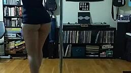 Blonde Milf Strips And Teases