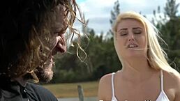 Man, this teen bitch Victoria Stephanie gets totally dominated by a stranger!