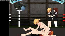 Princess of the ring - sofia vs nina in anime fight