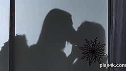 Natural lesbians squirt wet pussies in garage?